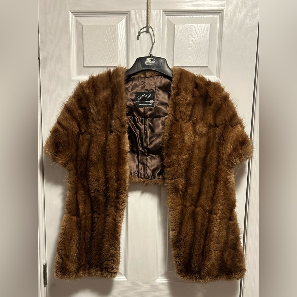 🤩Brown Fur Shrug Jacket🤩